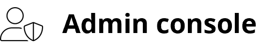 Admin console feature